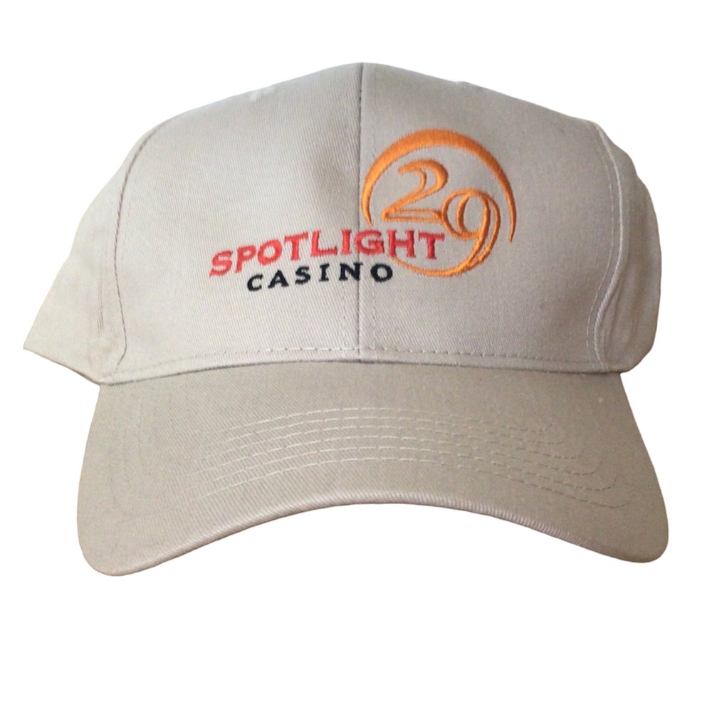 New Spot Light 29 Casino Hat Adjustable Back.